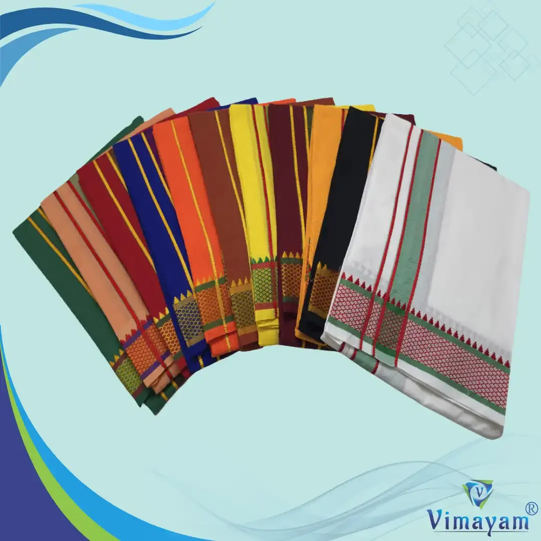 Mayilkan Cotton Lungi/Dhoti + Towel Combo