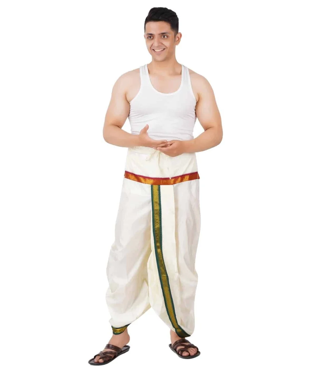 MayilKan Readymade Panjagajam Pocket Dhoti 2