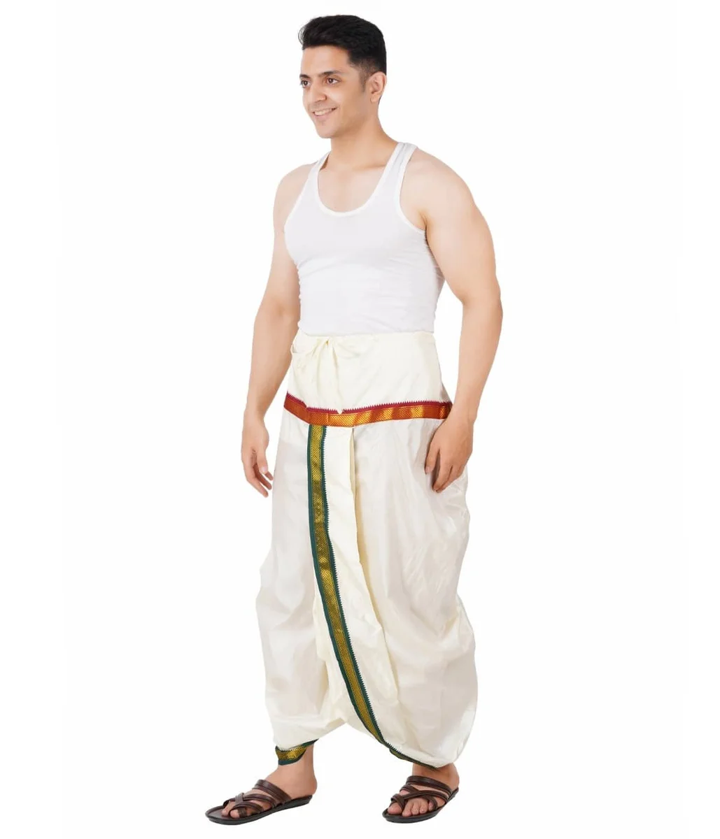 MayilKan Readymade Panjagajam Pocket Dhoti 3