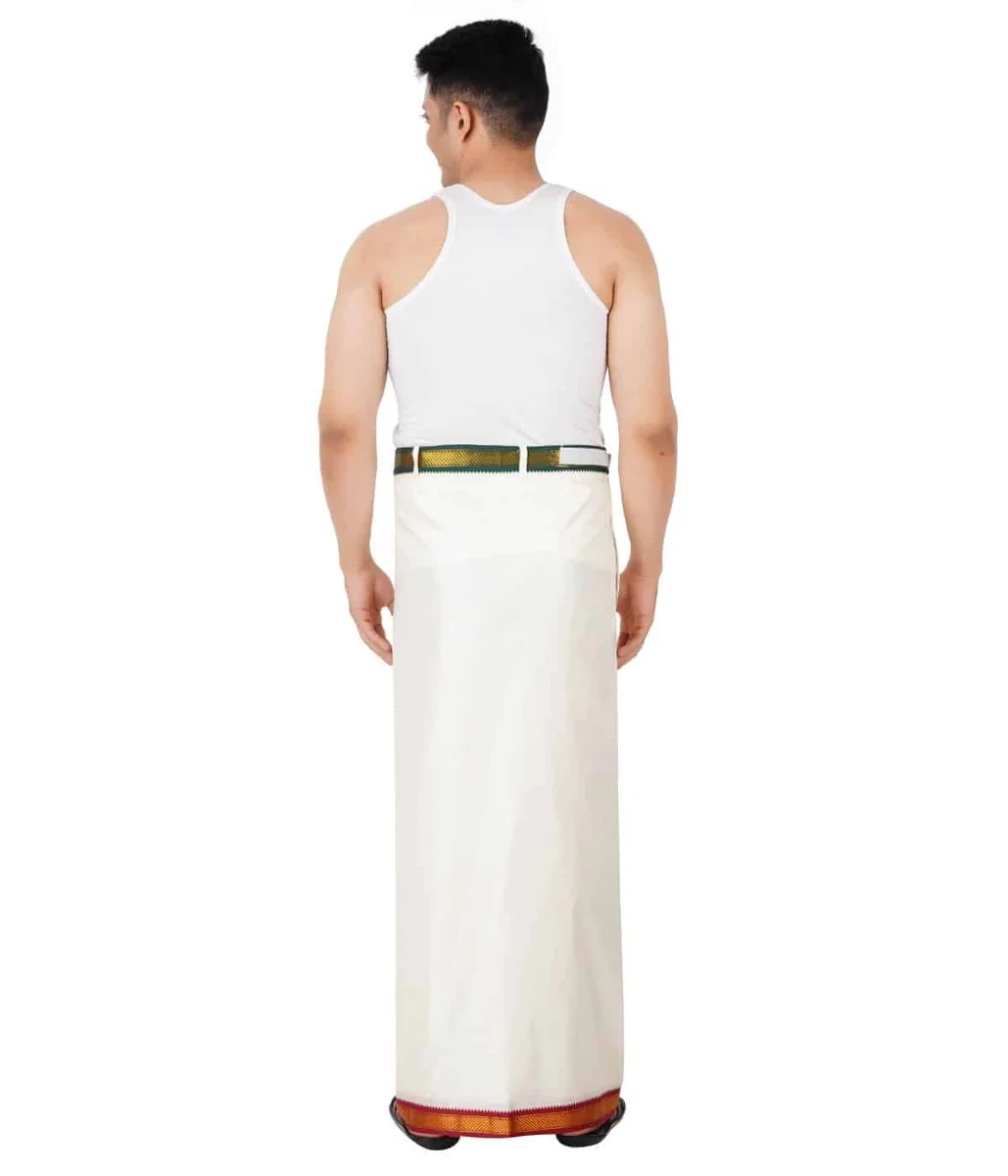 MayilKan Readymade Velkaro Pocket Dhoti 3