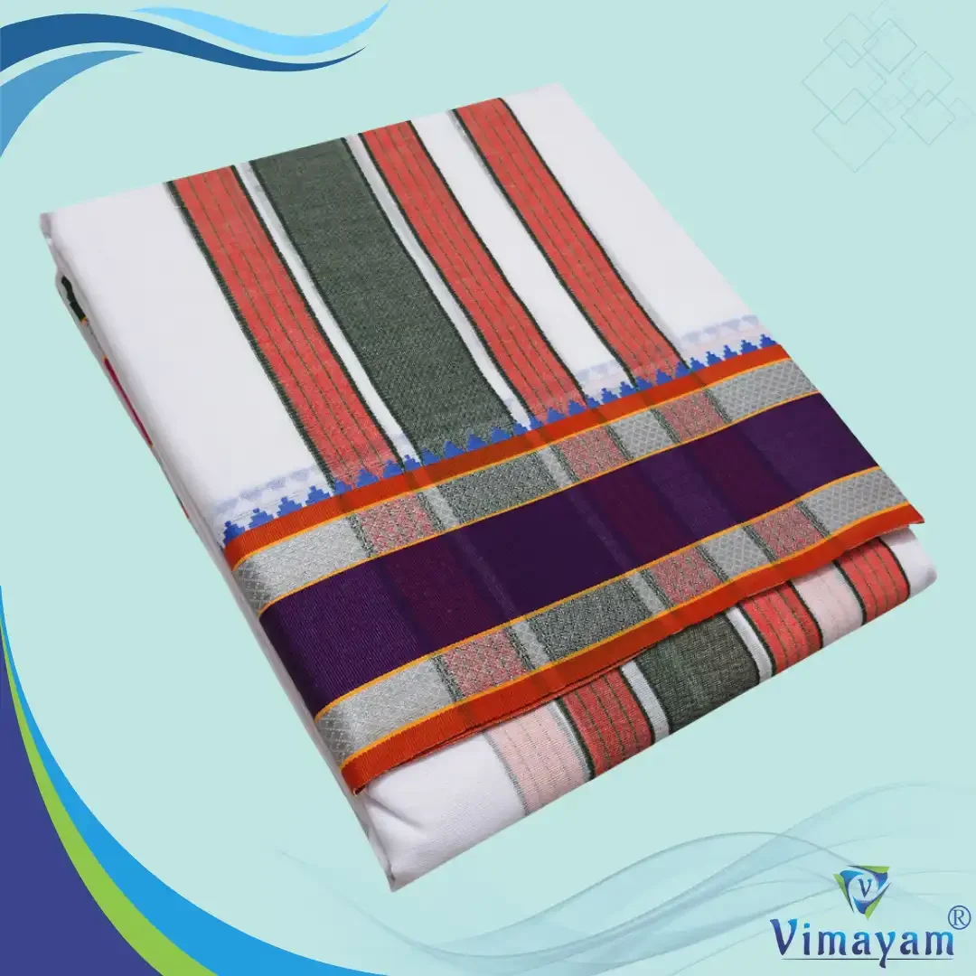 Mini Tower 4″ Border Special Quality Vaishnava Dhoties