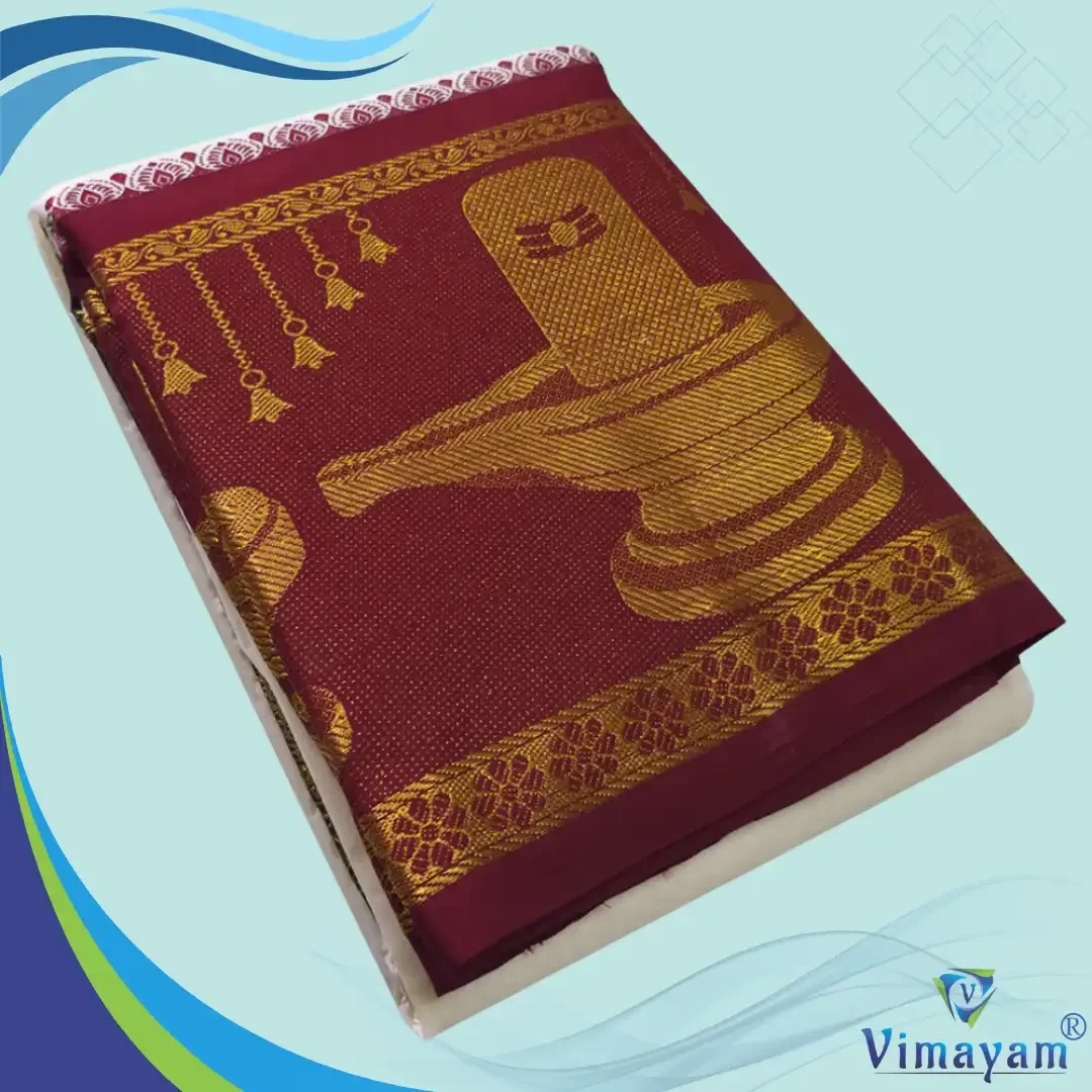 Nandhi Lingam Desinged 12″ Border Dhoti