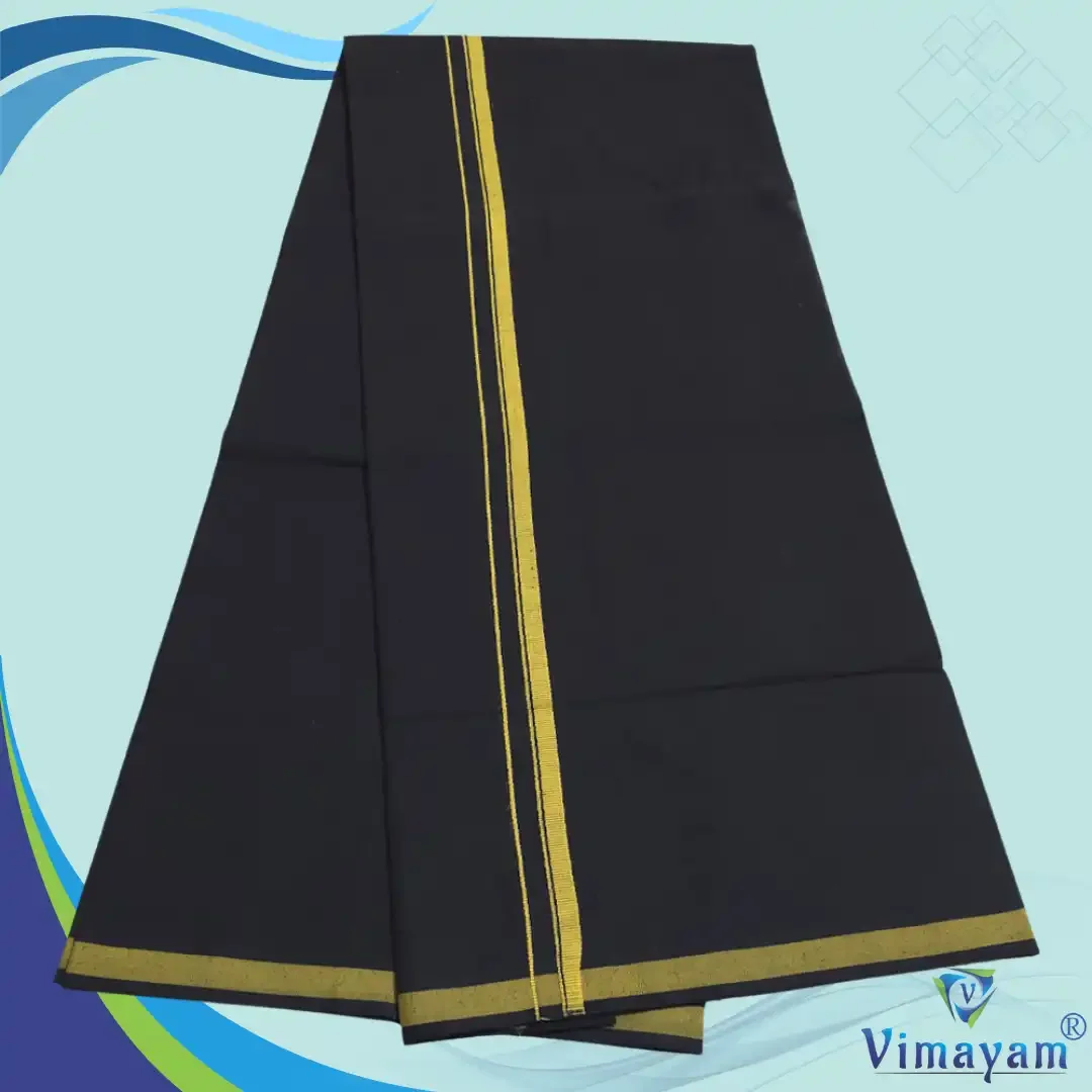 Pattakarai Rich Cotton Colour Dhoti 2 Meter 12