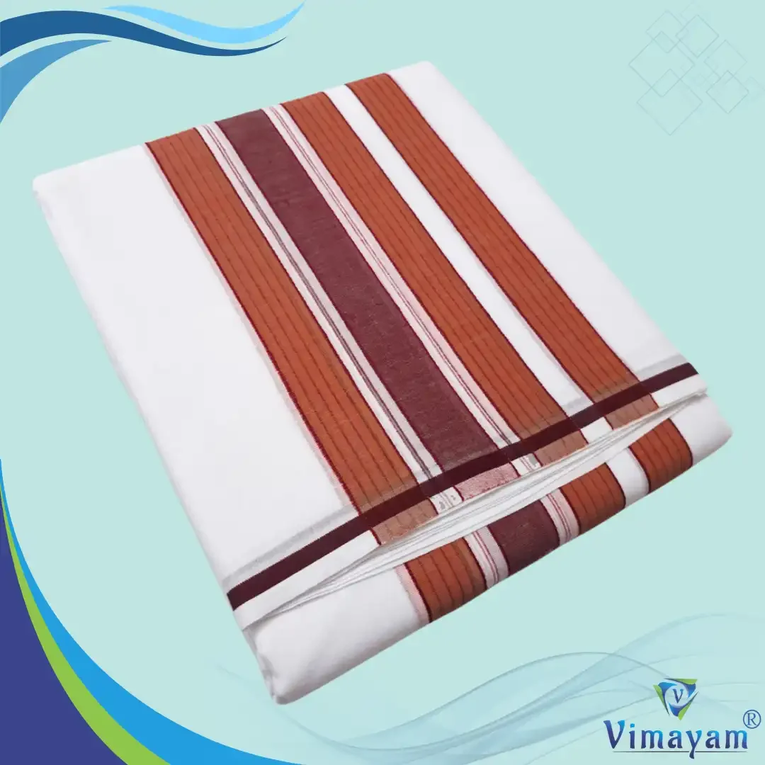 Plain Border Vaishnava Dhoti Pure Cotton Best Quality