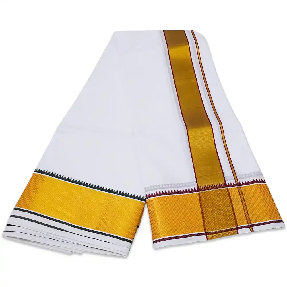 Zarigai Mokku Border Pure Cotton Special Quality 2