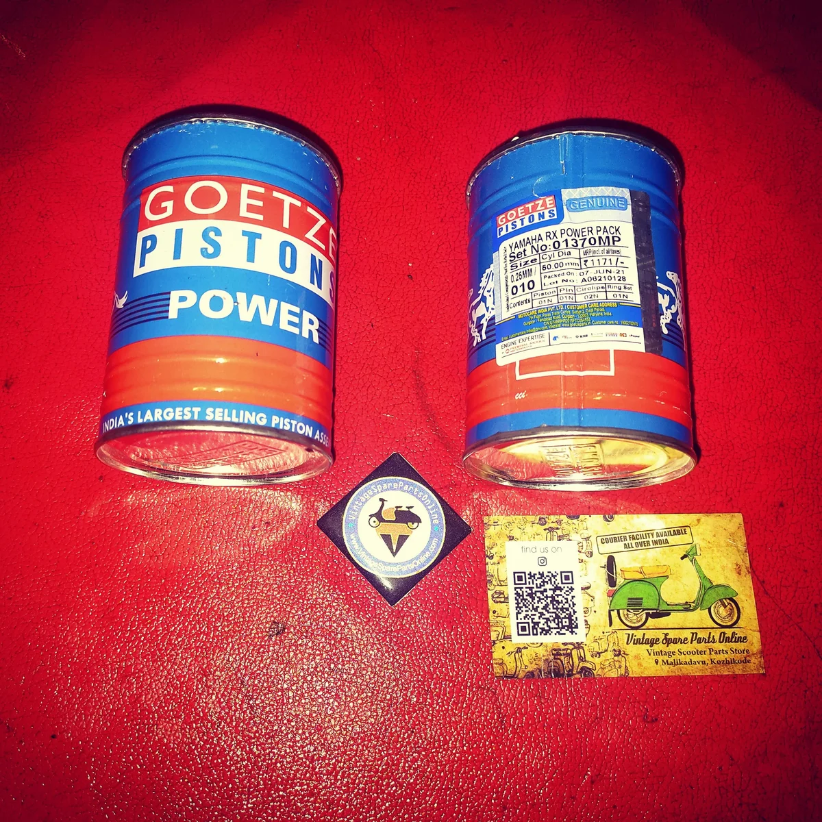 010 (0.25mm) GOETZE PISTON SET FOR YAMAHA RX100