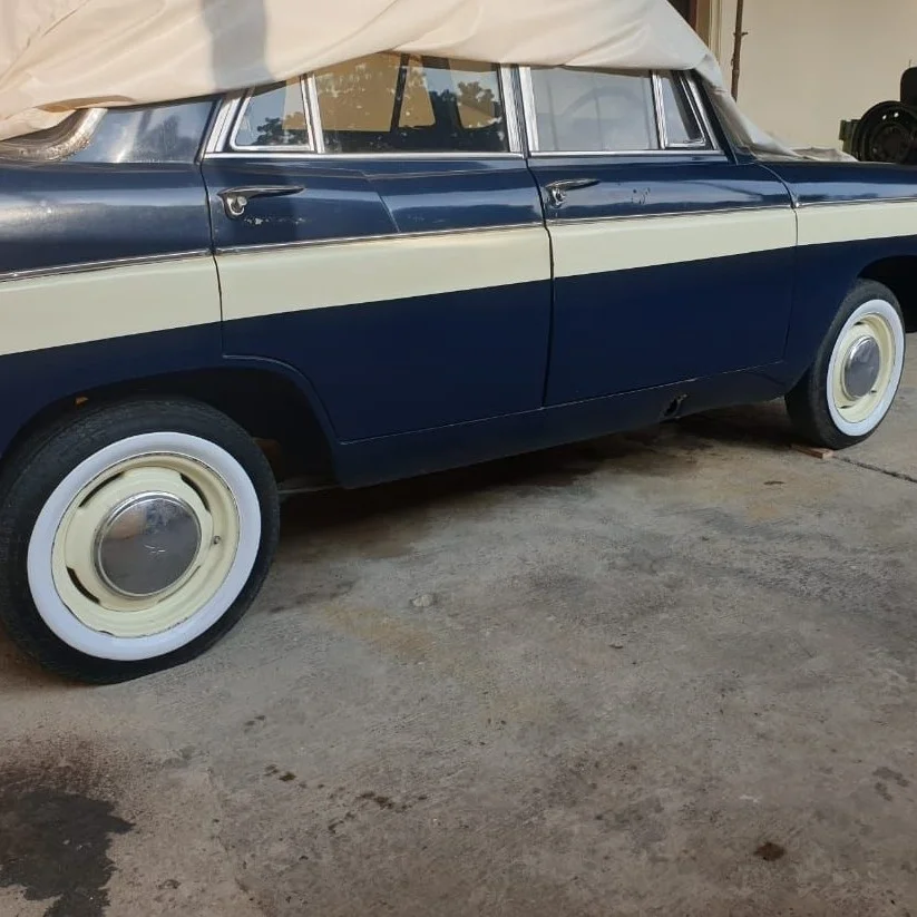 12 INCH SIZE 1 PIECE WHITE WALL FOR VINTAGE CARS 2