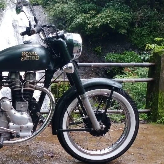 19 INCH SIZE 1 PIECE WHITE WALL FOR VINTAGE MOTOR CYCLE 2