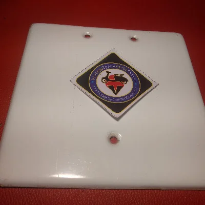 3 HOLE ORDINARY BACK NUMBER PLATE FOR LAMBY 150