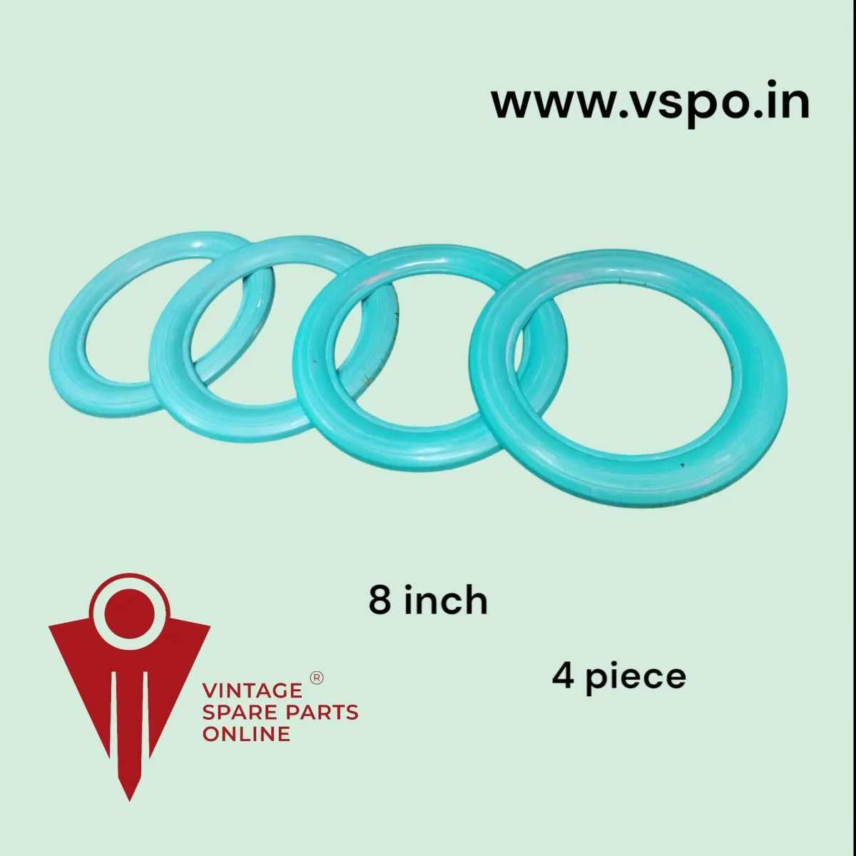 8 inch green colour tyre wall for priya super, cub, vespa150