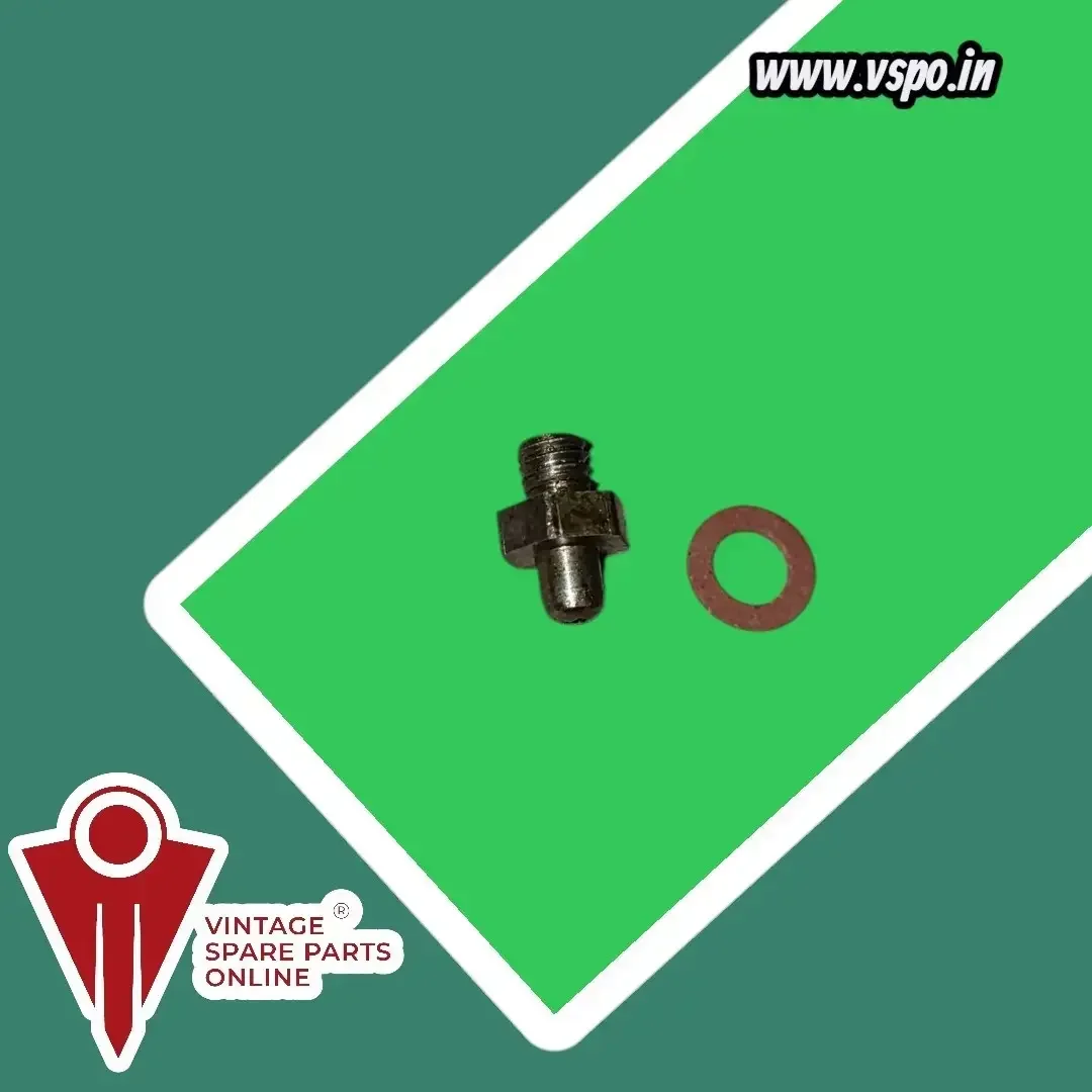 Air nipple with fibre washer for yezdi 2