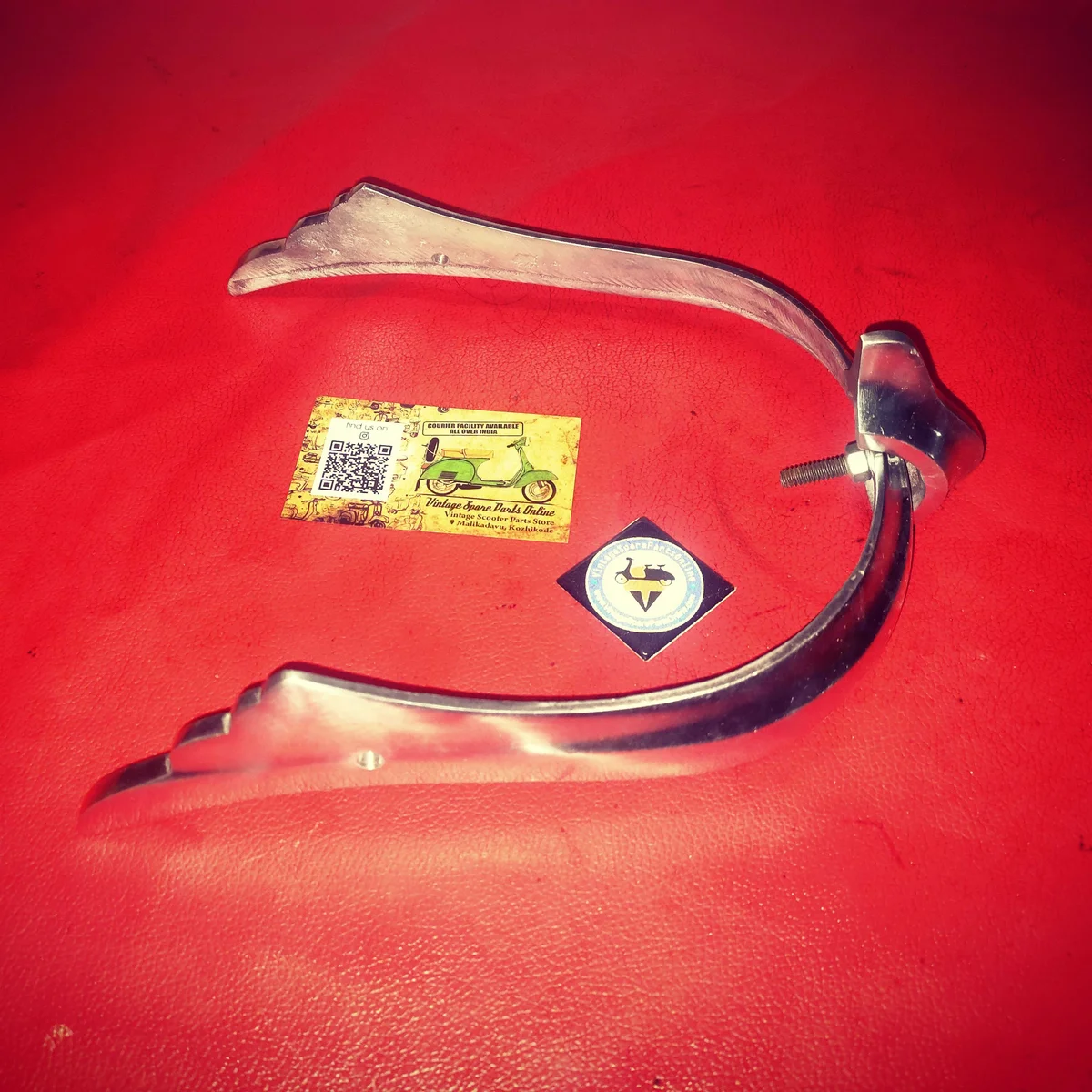 ALUMINIUM MUDGAURD BUMPER FOR VESPA VBB 2