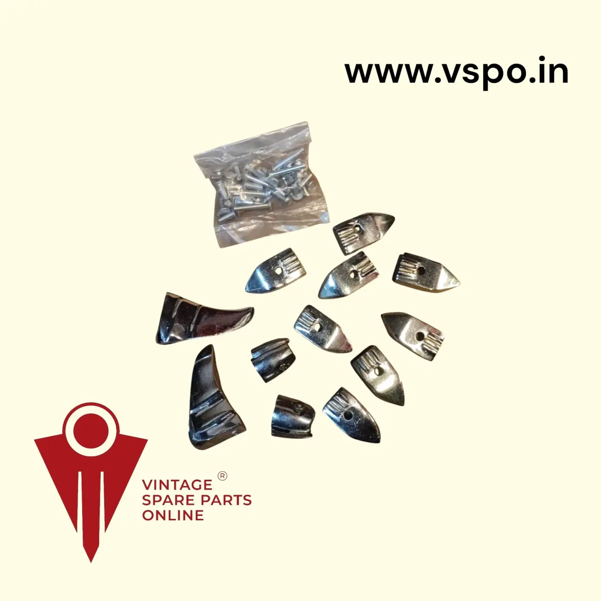 Aluminium platform end cap +cola beeding clip for vijai super