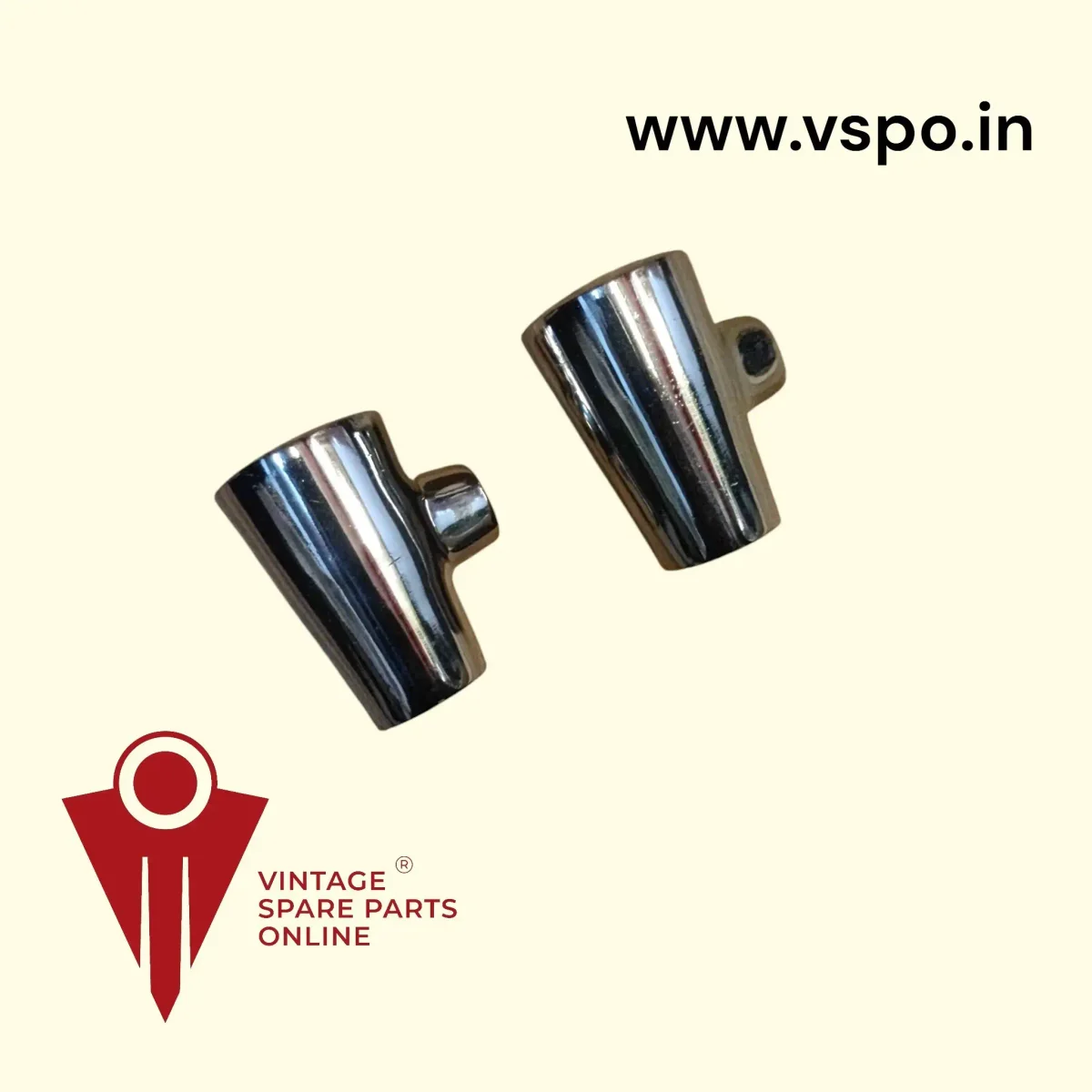 Aluminium round stand boot for vijai super lambretta