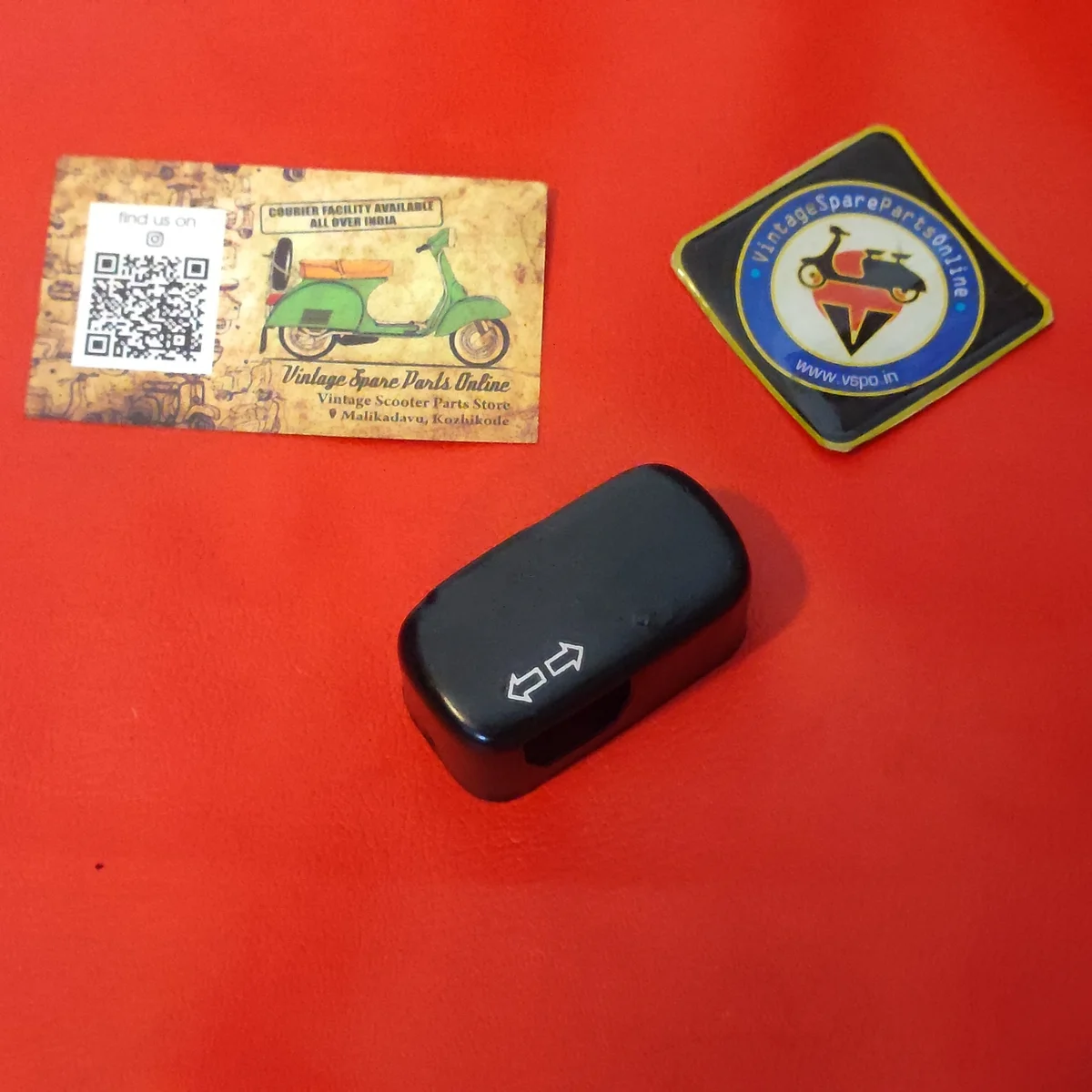 BLACK INDICATOR SWITCH COVER FOR CHETAK