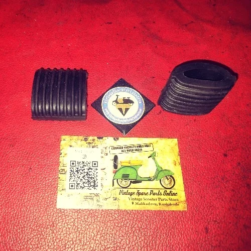 BLACK KICKER RUBBER FOR LML VESPA
