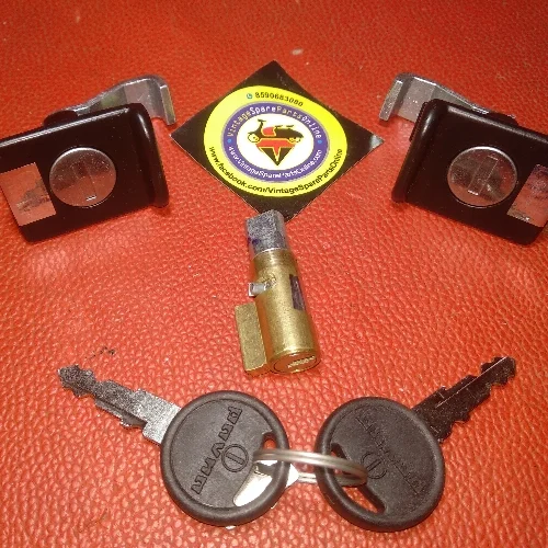 BLACK LOCK KIT SET OF 3 FOR BAJAJ CHETAK