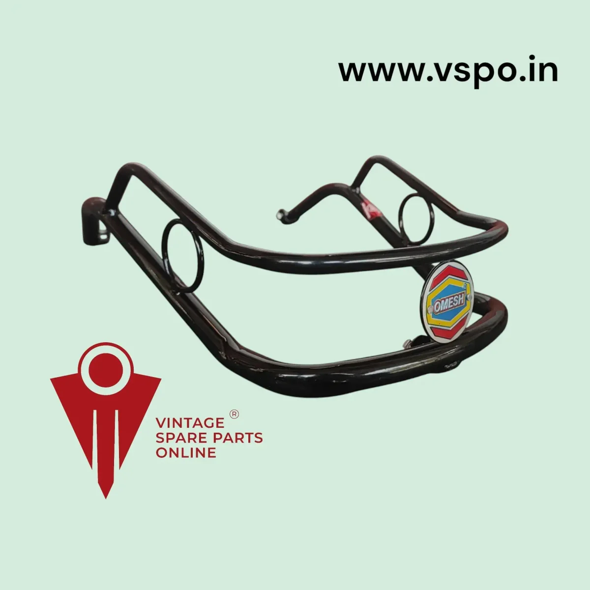 Black Mudgaurd Bumper For Lml Vespa And New Model chetak