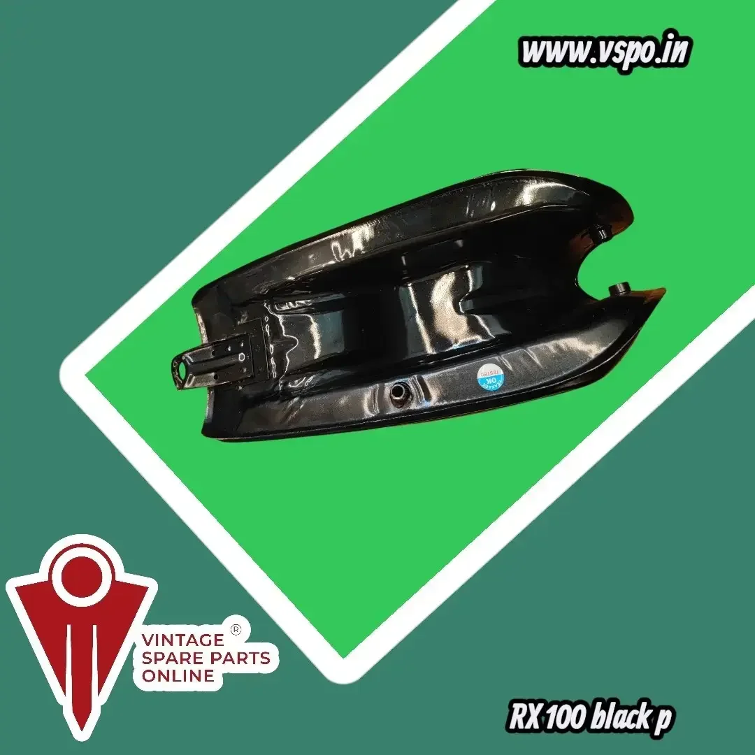 BLACK PETROL TANK SET FOR YAMAHA RX100 3