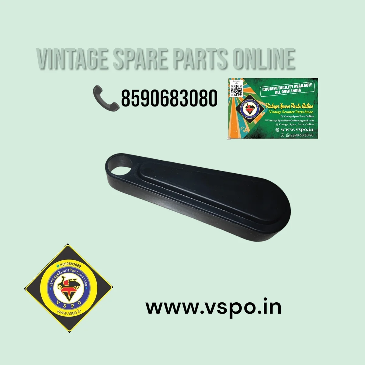 BLACK PLASTIC HUB COVER FOR BAJAJ CHETAK