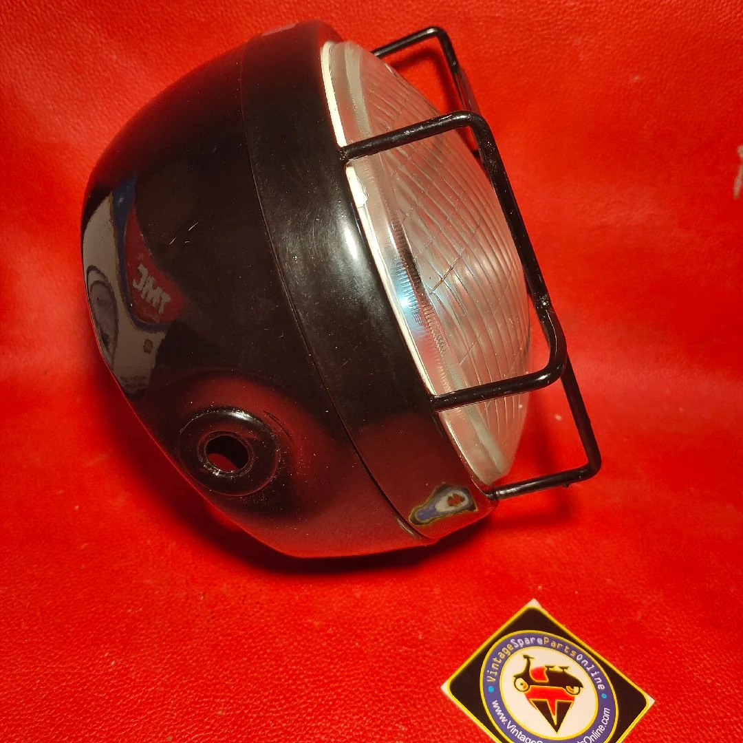 BLACK ROADKING HEAD LIGHT SET WITH GRILL