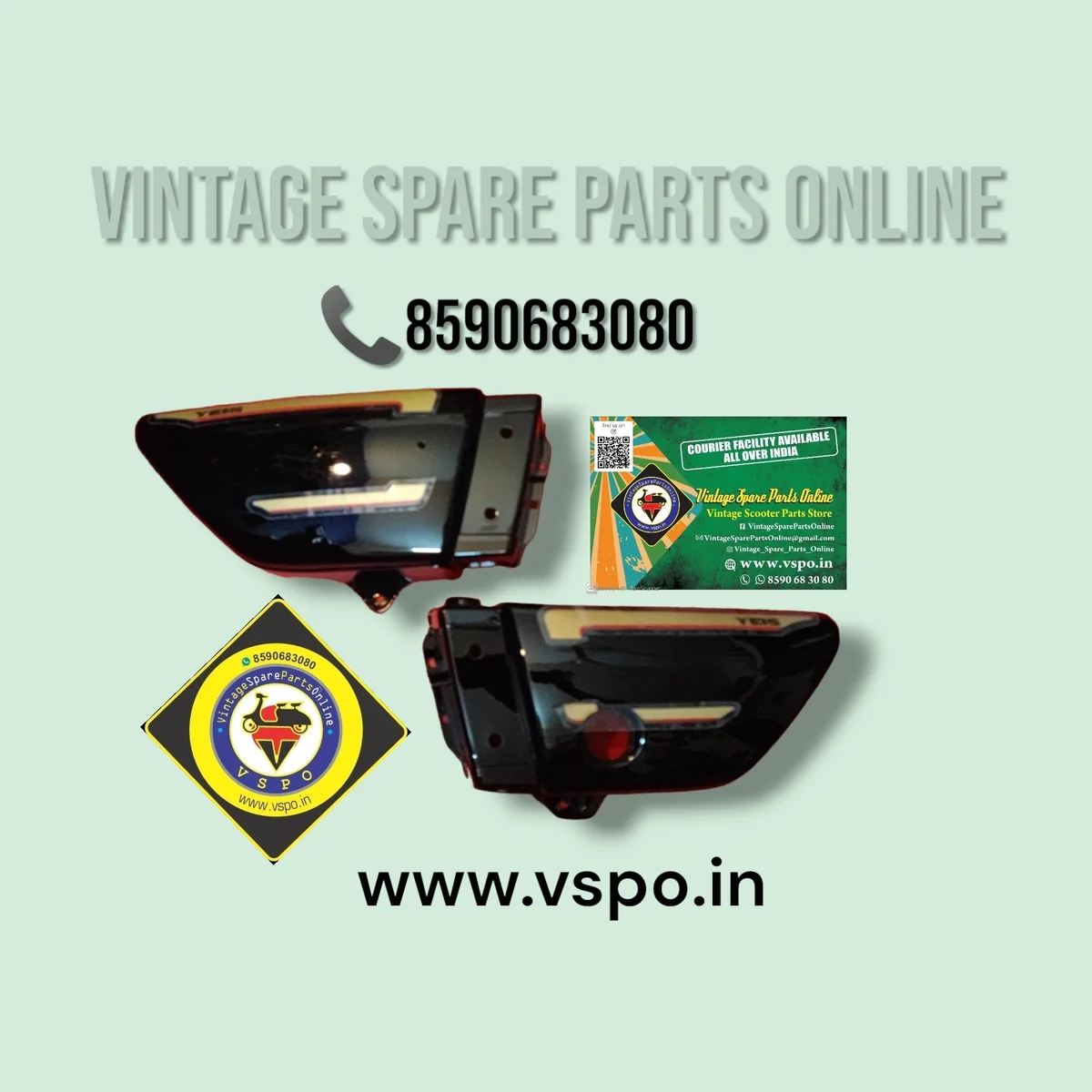BLACK SIDE PANEL SET FOR YAMAHA RX135