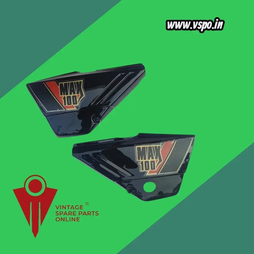 Black side panel set with red sticker for max100