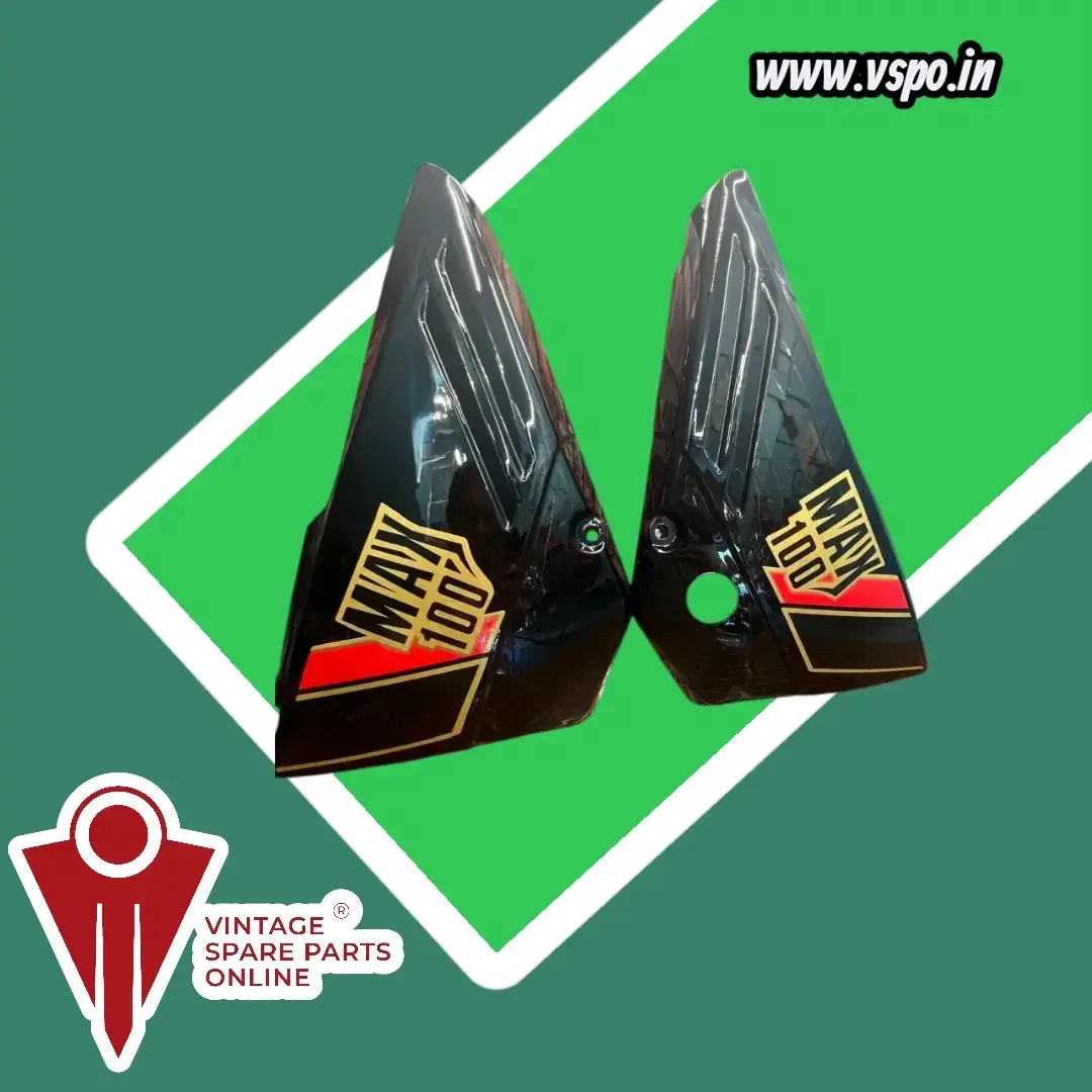 Black side panel set with red sticker for max100 2
