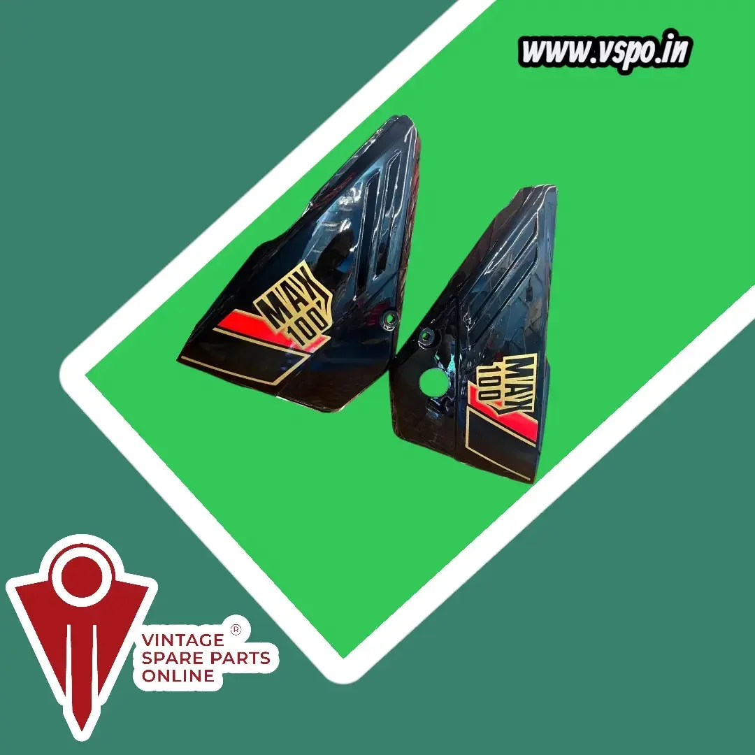 Black side panel set with red sticker for max100 3