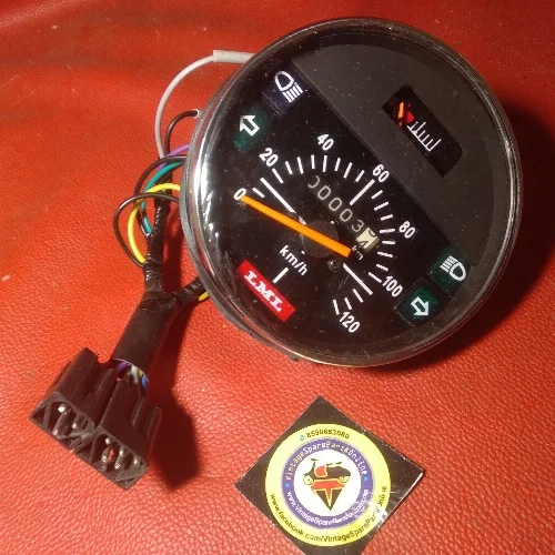 BLACK SPEEDO METER FOR LML STAR