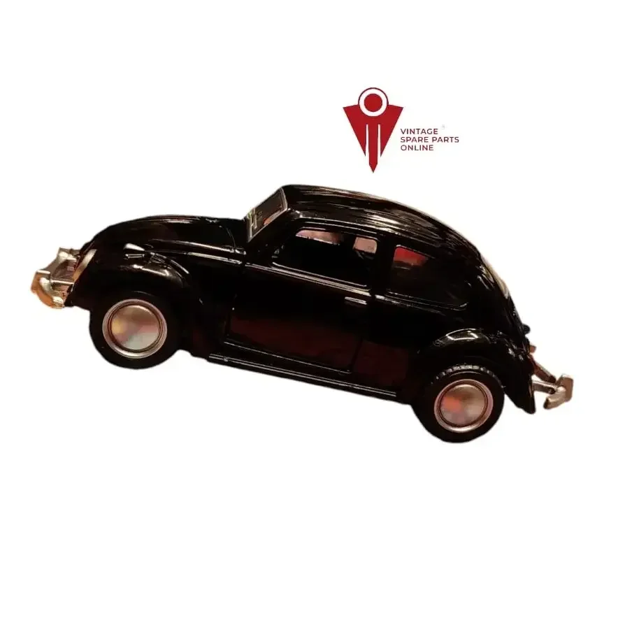 Black Vintage Volkswagen Beetle 5 inch Scale Die Cast Metal Model Toy Car 2
