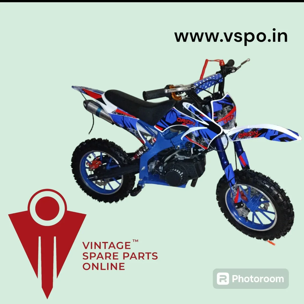 BLUE 50CC KIDS DIRT BIKE