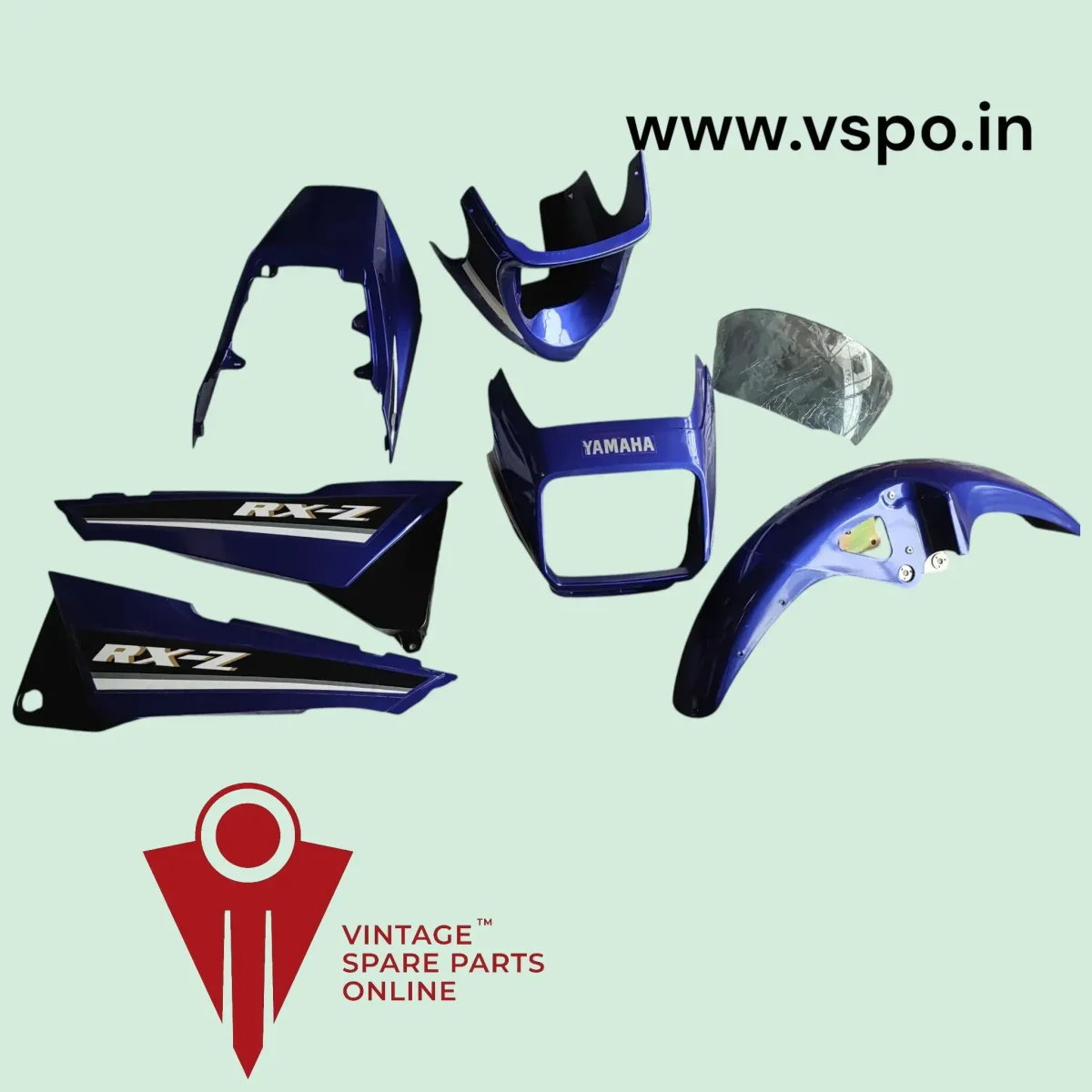 BLUE FULL BODY KIT FOR YAMAHA RXZ 2