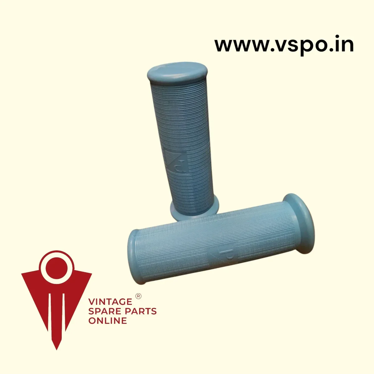 Blue piaggio grip for vespa
