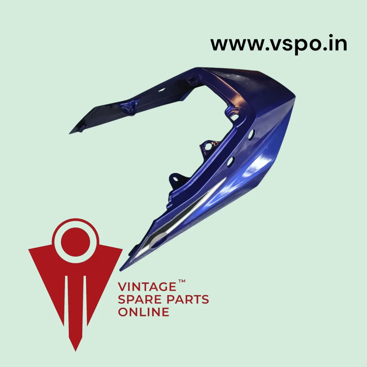 Blue tail piece set for yamaha rxz