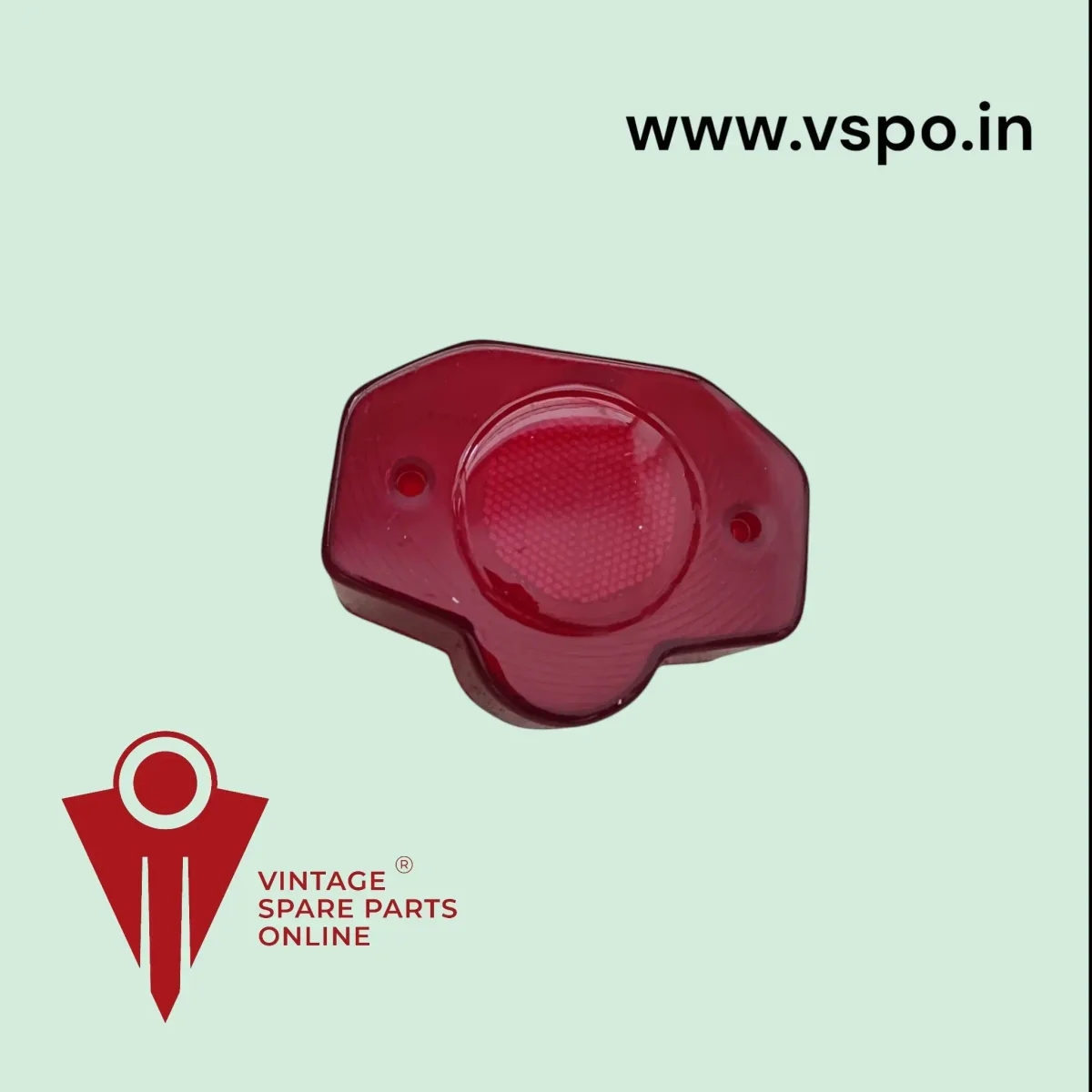 Brake light glass for bajaj m80