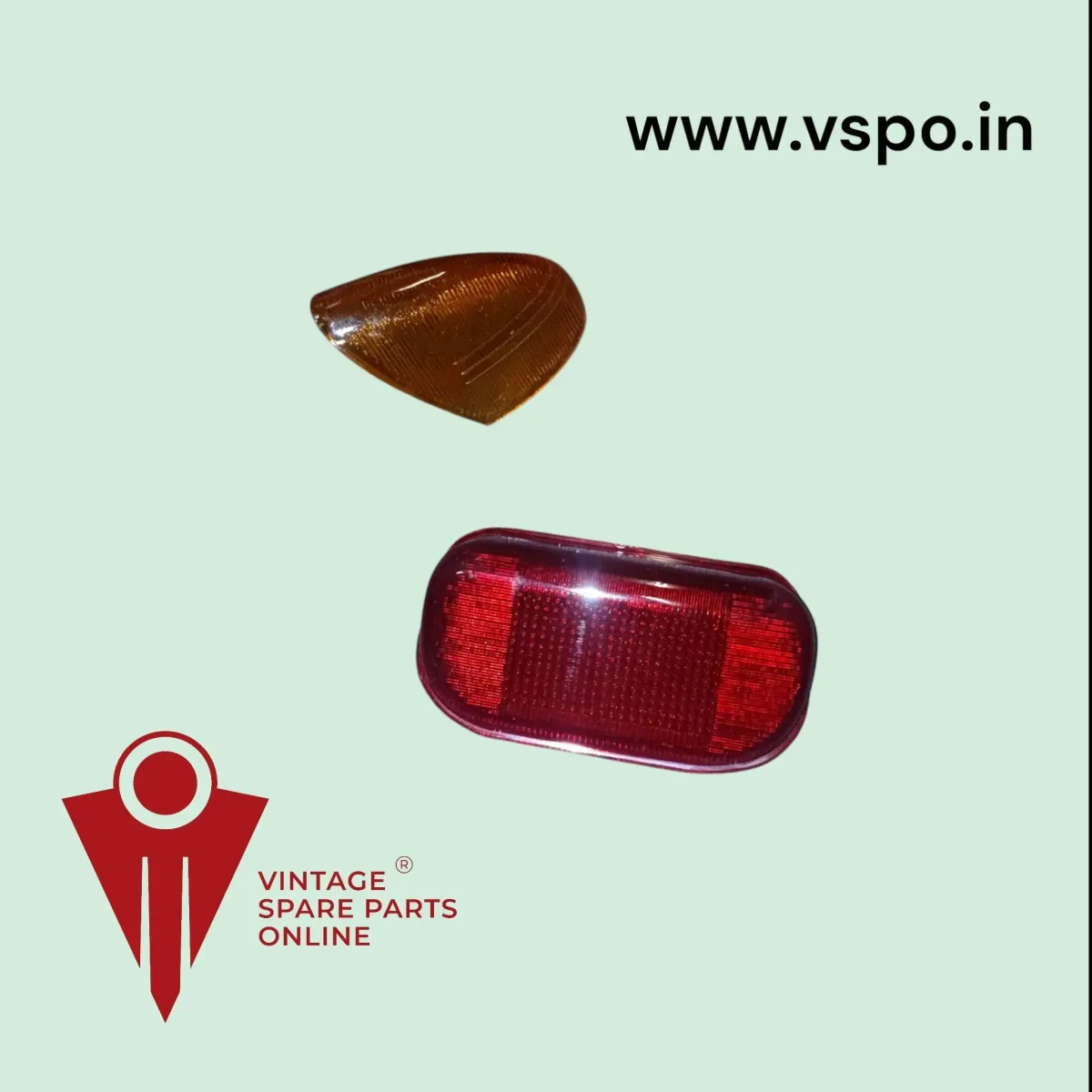 Brake Light Glass For Vespa Small Brake Light