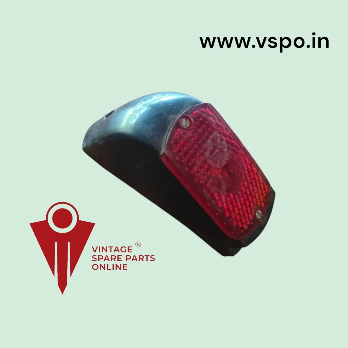 Brake Light Glass With Frame For Kinetic Luna Tfr