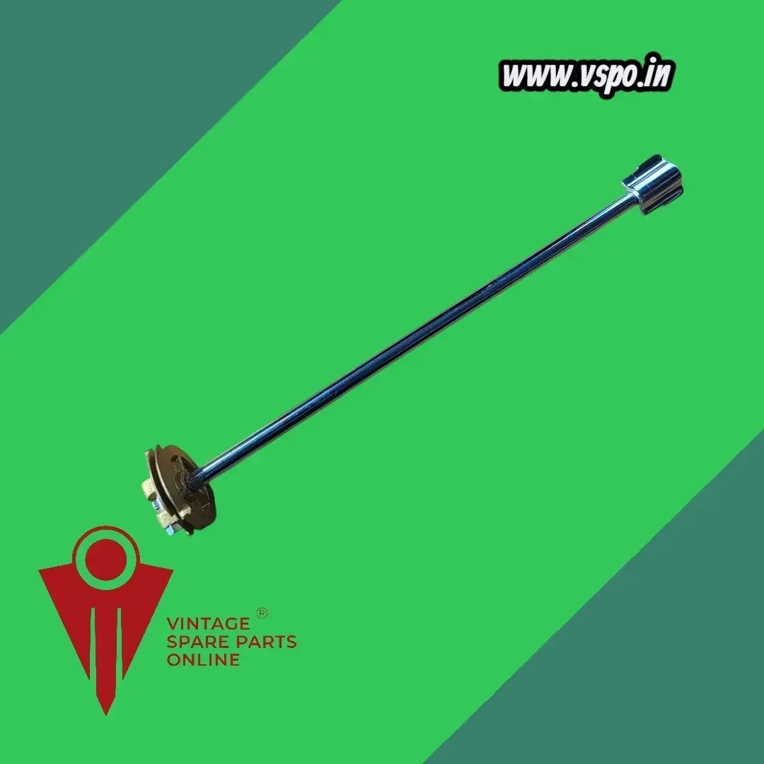 Brass accelerator roller with rod for lambretta