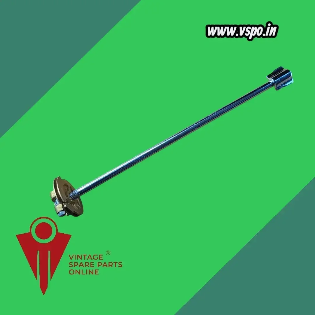 Brass gear roller with rod for lambretta