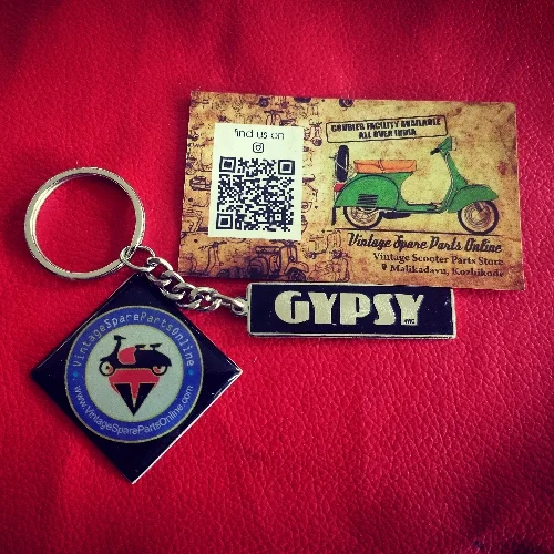 BRASS KEYCHAIN FOR GYPSY