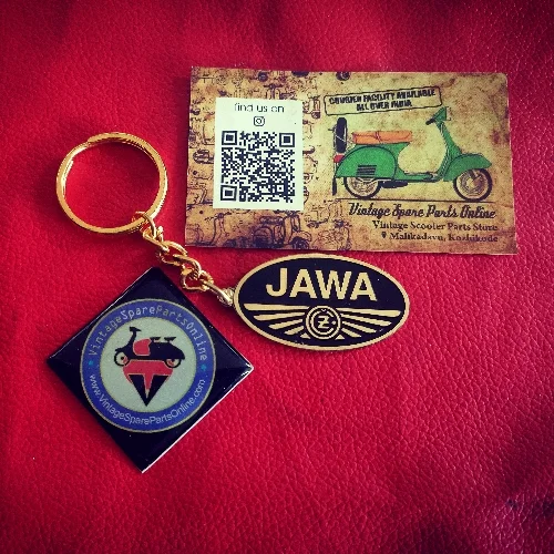 BRASS KEYCHAIN FOR JAWA