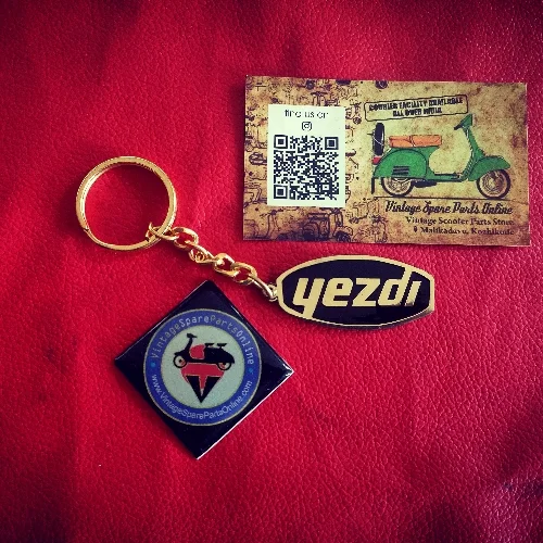 BRASS KEYCHAIN FOR YEZDI