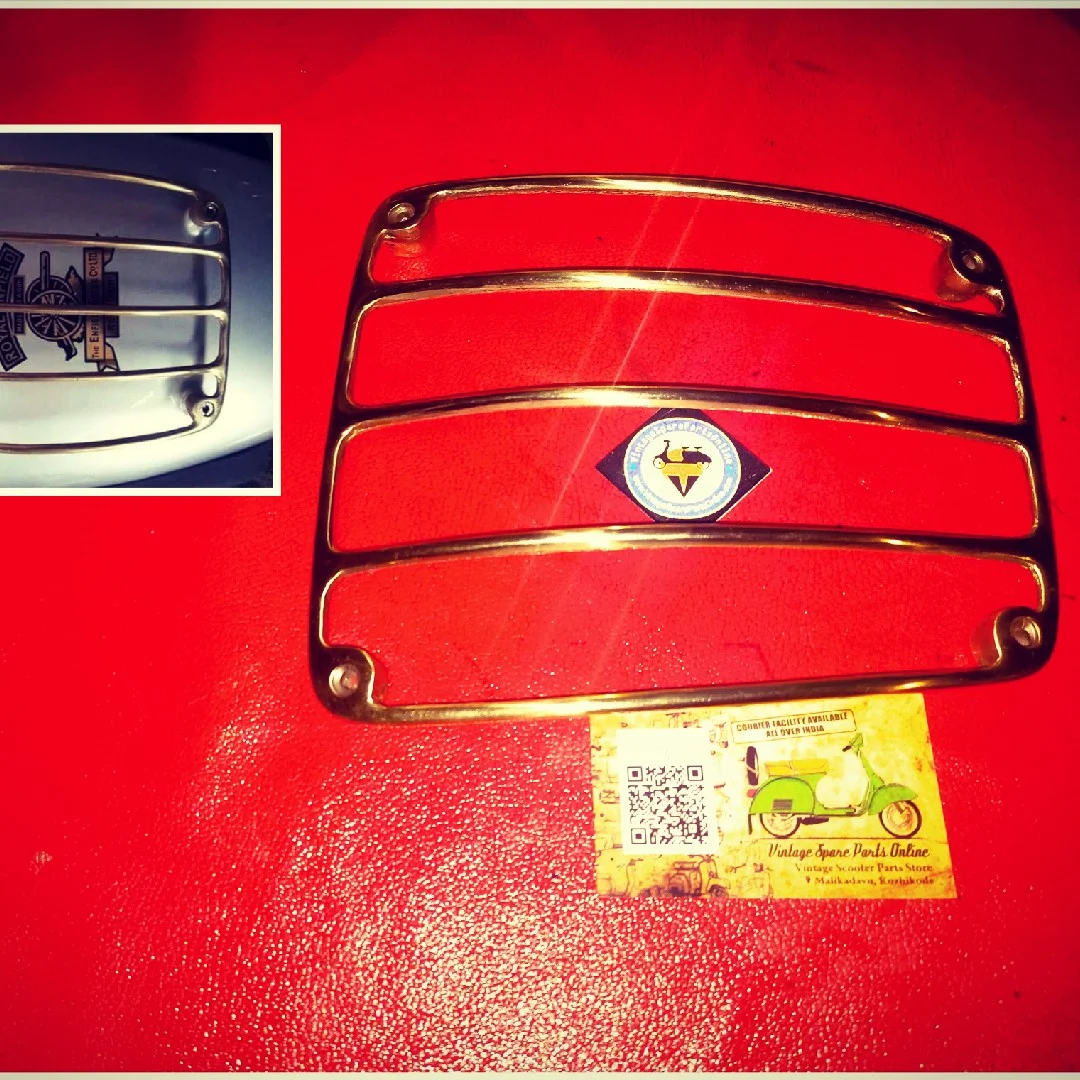 BRASS PETROL TANK GRILL FOR ROYAL ENFIELD