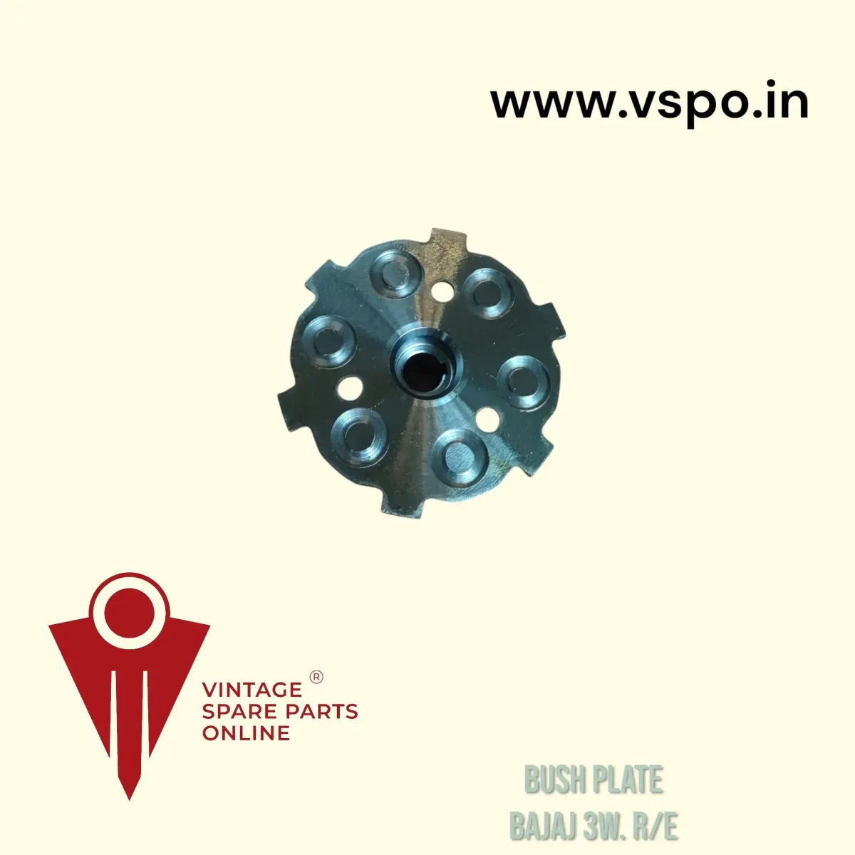 Bush plate for bajaj chetak
