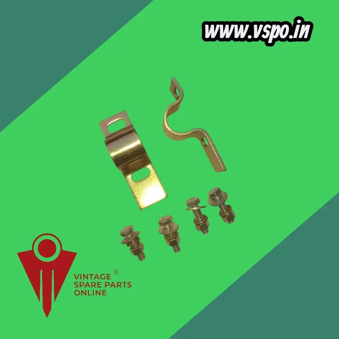 Center stand clamp with screw for bajaj chetak