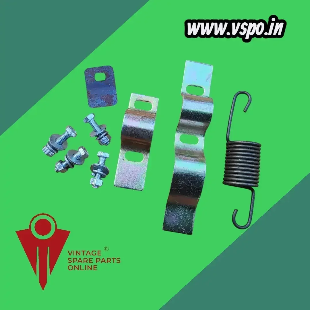 Center stand clamp with spring and nut bolt for lml vespa 2