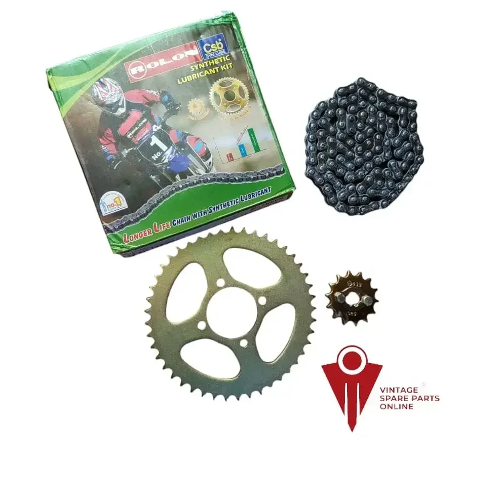 Chain And Sprocket Kit For Hero Honda Splendor