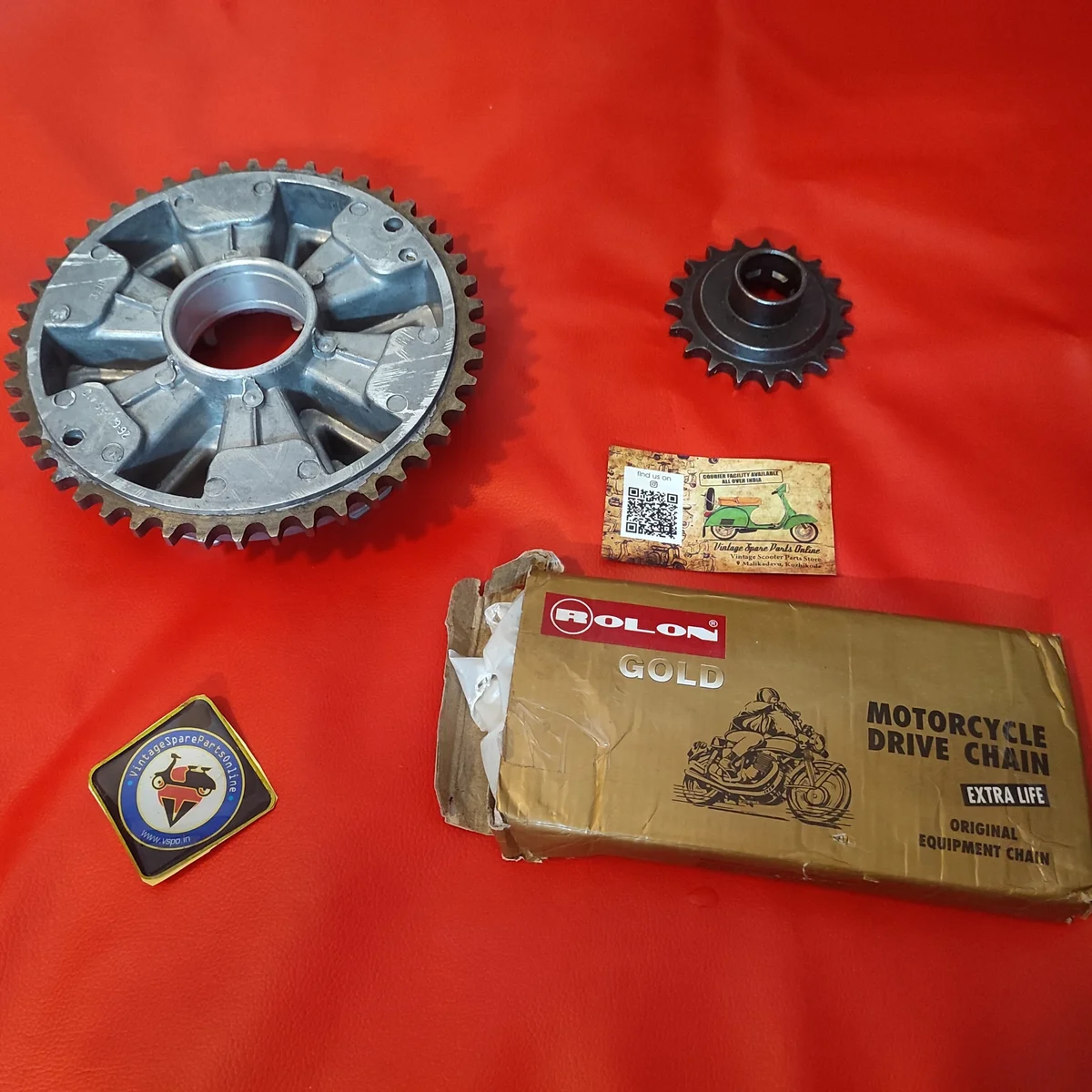 CHAIN AND SPROCKET KIT FOR YEZDI