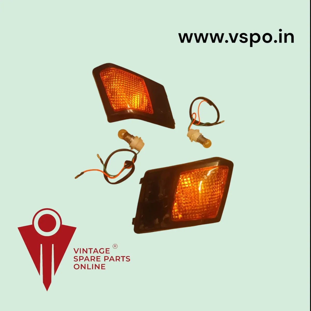 Chetak 1999 model rear indicator with holder and bulb